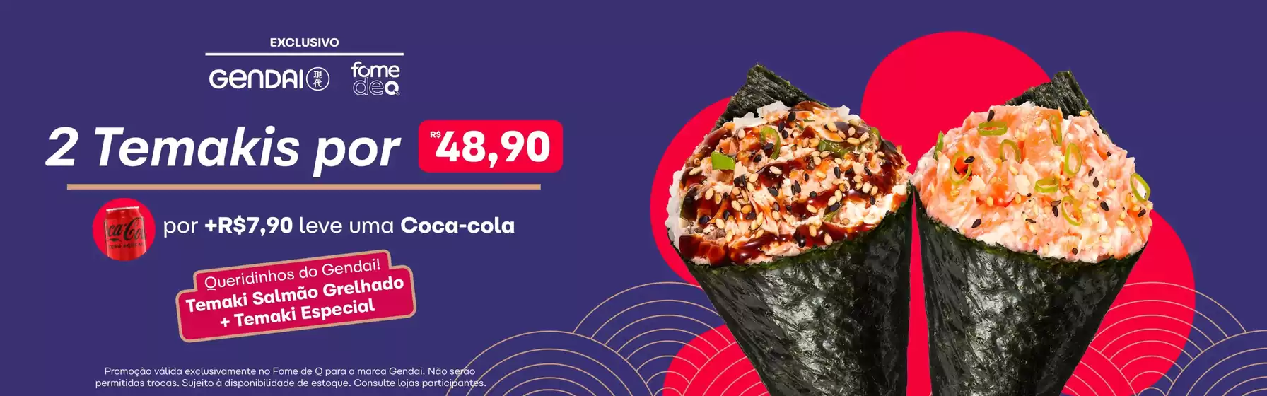 Catálogo Gendai em Recife | 2 Temakis | 2025-12-17T00:00:00.000Z - 2025-12-31T00:00:00.000Z