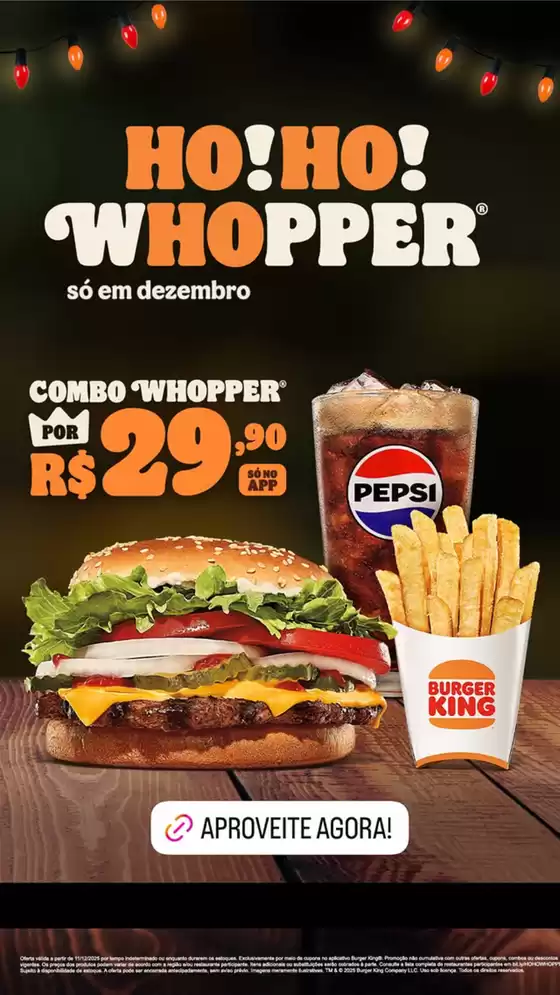 Catálogo Burger King em Recife | Ho Ho Whopper | 2025-12-17T00:00:00.000Z - 2025-12-31T00:00:00.000Z