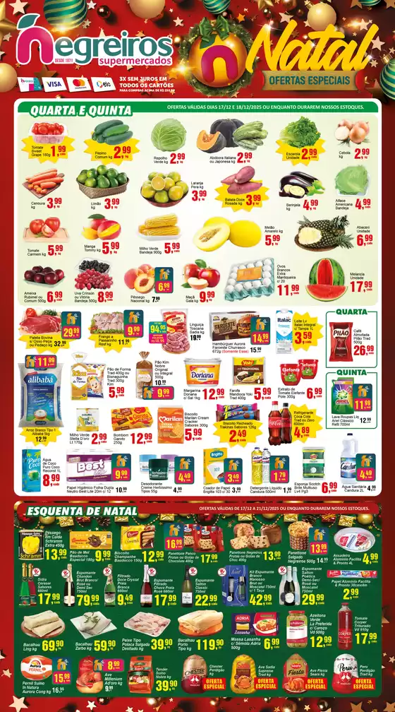 Catálogo Negreiros Supermercados em Floriano | Encarte Negreiros Supermercados | 2025-12-17T00:00:00.000Z - 2025-12-21T00:00:00.000Z
