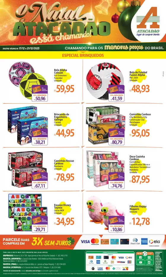 Catálogo Atacadão em Uberlândia | Atacadão - Brinquedos | 2025-12-17T00:00:00.000Z - 2025-12-21T00:00:00.000Z