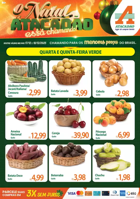 Catálogo Atacadão em Uberlândia | Atacadão - Hortifrúti | 2025-12-17T00:00:00.000Z - 2025-12-18T00:00:00.000Z