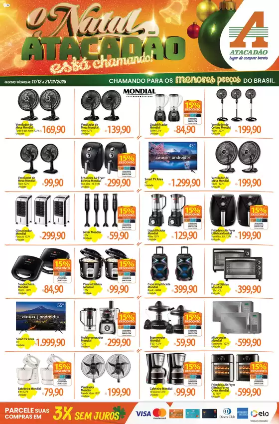 Catálogo Atacadão em Uberlândia | Atacadão - Eletro | 2025-12-17T00:00:00.000Z - 2025-12-21T00:00:00.000Z