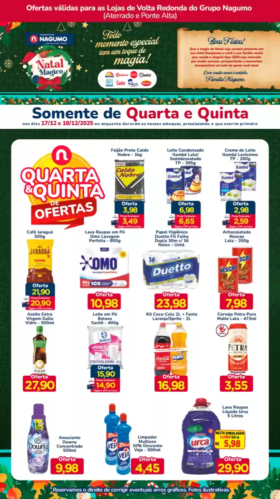 Catálogo Nagumo em Recife | Novas ofertas para descobrir | 2025-12-17T00:00:00.000Z - 2025-12-18T00:00:00.000Z