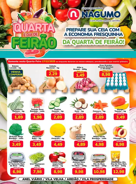 Catálogo Nagumo em Recife | Quarta do Feirão | 2025-12-17T00:00:00.000Z - 2025-12-17T00:00:00.000Z