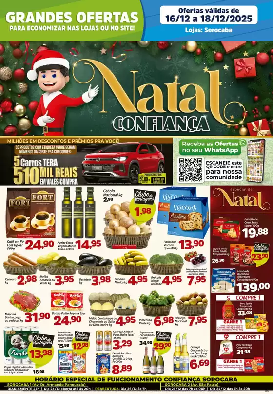 Catálogo Confiança Supermercados em Blumenau | Tabloide sorocaba 1612 2025 WPP | 2025-12-16T00:00:00.000Z - 2025-12-18T00:00:00.000Z