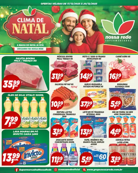 Catálogo Nossa Rede Supermercados em Embu das Artes | Clima De Natal | 2025-12-17T00:00:00.000Z - 2025-12-20T00:00:00.000Z