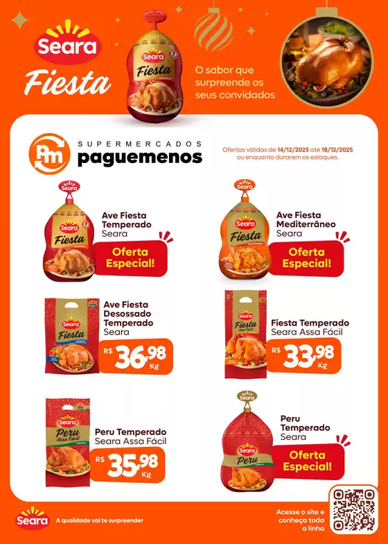 Catálogo Supermercados Pague Menos em Embu das Artes | Seara 90672 | 2025-12-14T00:00:00.000Z - 2025-12-18T00:00:00.000Z