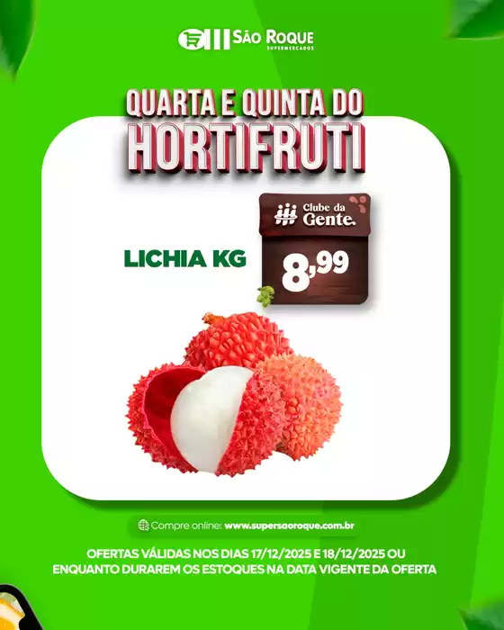 Catálogo São Roque Supermercados em Guapimirim | Encarte São Roque Supermercados | 2025-12-17T00:00:00.000Z - 2025-12-18T00:00:00.000Z