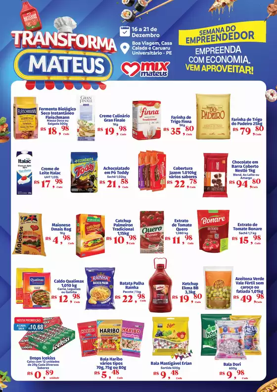 Catálogo Supermercados Mateus em Olinda | Melhores ofertas para todos os caçadores de pechinchas | 2025-12-16T00:00:00.000Z - 2025-12-21T00:00:00.000Z