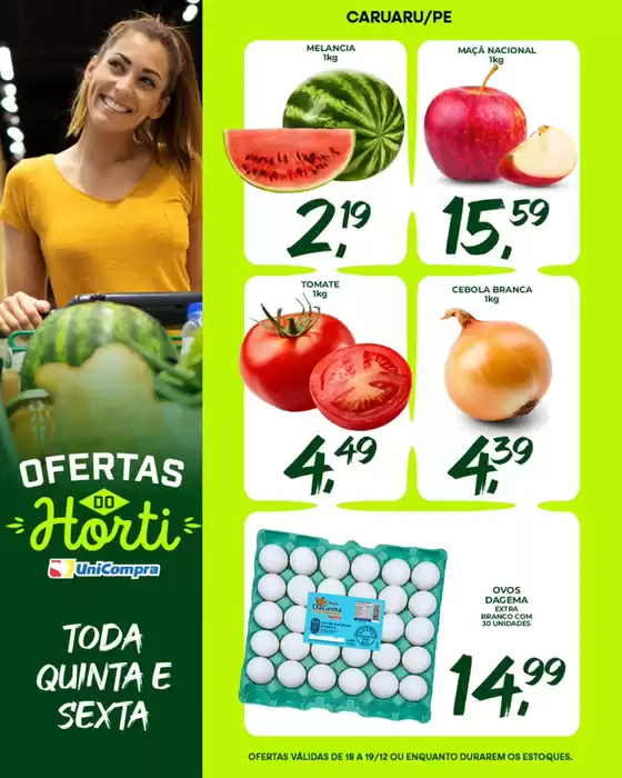 Catálogo Unicompra em Buritizal | Ofertas Do Horti Fruti | 2025-12-18T00:00:00.000Z - 2025-12-19T00:00:00.000Z