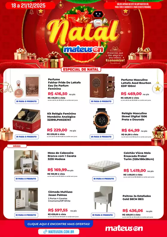 Catálogo Supermercados Mateus em Mossoró | Mateus ON | 2025-12-18T00:00:00.000Z - 2025-12-21T00:00:00.000Z
