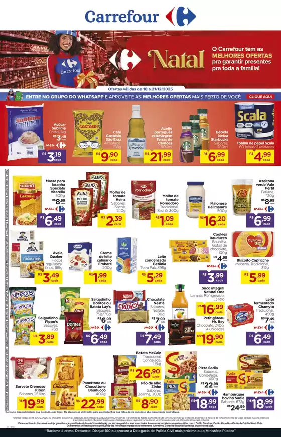 Catálogo Carrefour em Erval Seco | Novas ofertas para descobrir | 2025-12-18T00:00:00.000Z - 2025-12-21T00:00:00.000Z