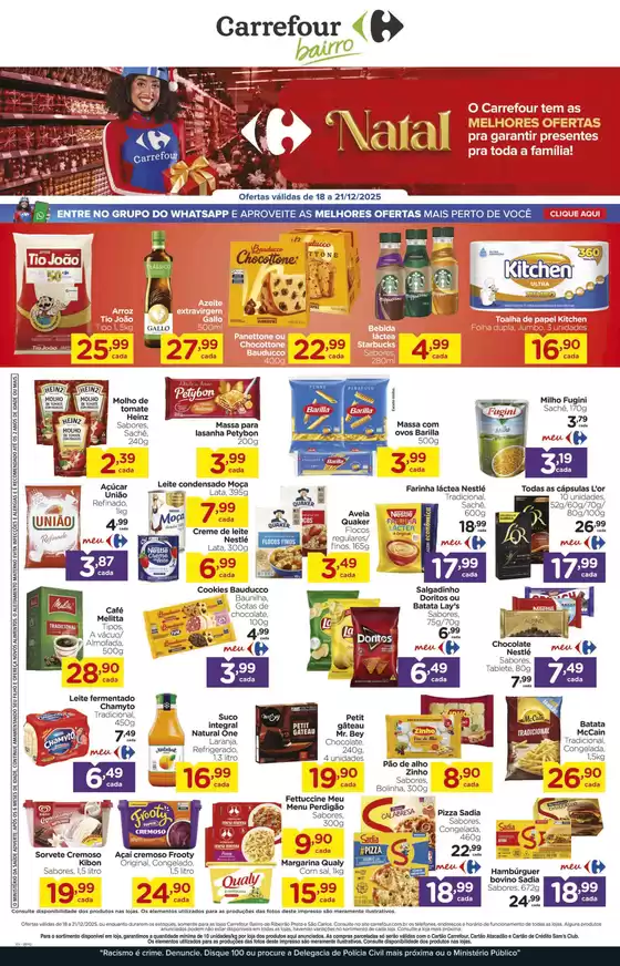 Catálogo Carrefour Bairro em São Carlos | Ótima oferta para caçadores de pechinchas | 2025-12-18T00:00:00.000Z - 2025-12-21T00:00:00.000Z