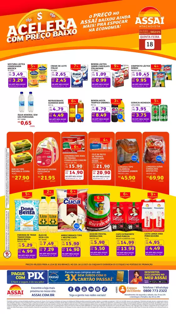 Catálogo Assaí Atacadista em Rio Branco | Melhores ofertas para compradores econômicos | 2025-12-18T00:00:00.000Z - 2025-12-18T00:00:00.000Z