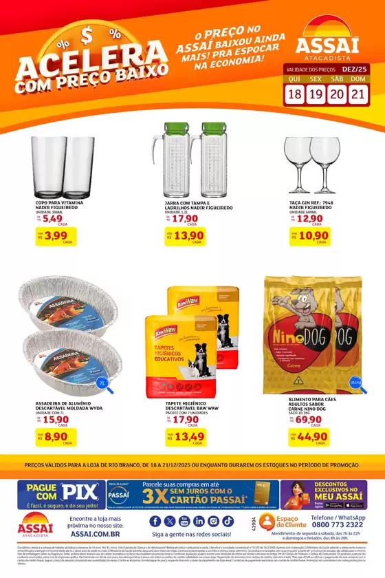 Catálogo Assaí Atacadista em Rio Branco | Promoções especiais em andamento | 2025-12-18T00:00:00.000Z - 2025-12-21T00:00:00.000Z