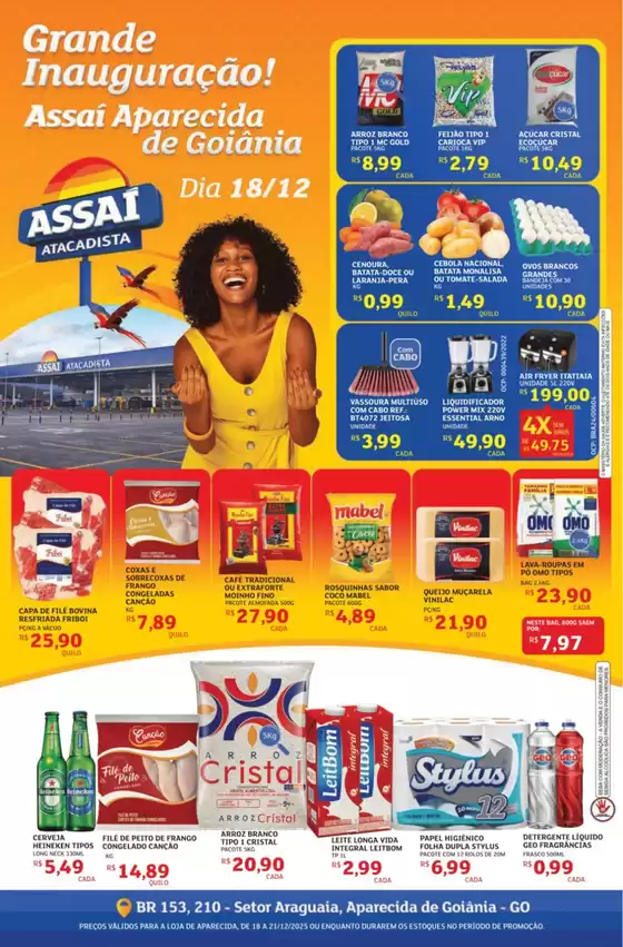 Catálogo Assaí Atacadista em Americana | PREÇOS VÁLIDOS DE 18 A 21/12 | 2025-12-18T00:00:00.000Z - 2025-12-21T00:00:00.000Z