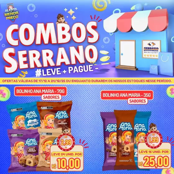 Catálogo Serrano Supermercado em Piedade | Encarte Serrano Supermercado | 2025-12-17T00:00:00.000Z - 2025-12-24T00:00:00.000Z
