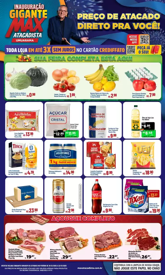 Catálogo Max Atacadista em Pinheiral | Ofertas especiais para você | 2025-12-18T00:00:00.000Z - 2025-12-22T00:00:00.000Z