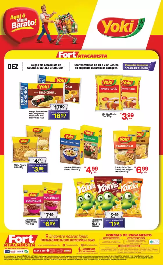 Catálogo Fort Atacadista em Recanto das Emas | MT General Mills (Yoki) 18 a 21 JUL 25 | 2025-12-18T00:00:00.000Z - 2025-12-21T00:00:00.000Z
