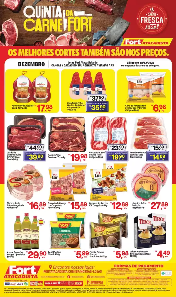 Catálogo Fort Atacadista em Amparo | RS Fort Quinta da Carne 18 DEZ 25 Demais | 2025-12-18T00:00:00.000Z - 2025-12-18T00:00:00.000Z