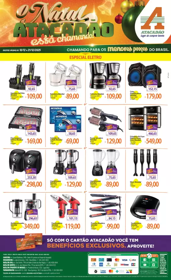 Catálogo Atacadão em Natal | Melhores ofertas e descontos | 2025-12-18T00:00:00.000Z - 2025-12-21T00:00:00.000Z