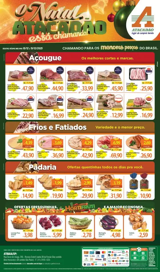 Catálogo Atacadão em Atibaia | Ofertas e promoções atuais | 2025-12-18T00:00:00.000Z - 2025-12-19T00:00:00.000Z