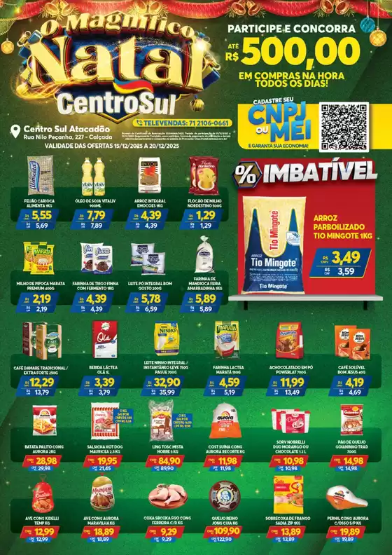Catálogo Atacadão Centro Sul em Montes Claros | O Magnifico Natal | 2025-12-18T00:00:00.000Z - 2025-12-20T00:00:00.000Z