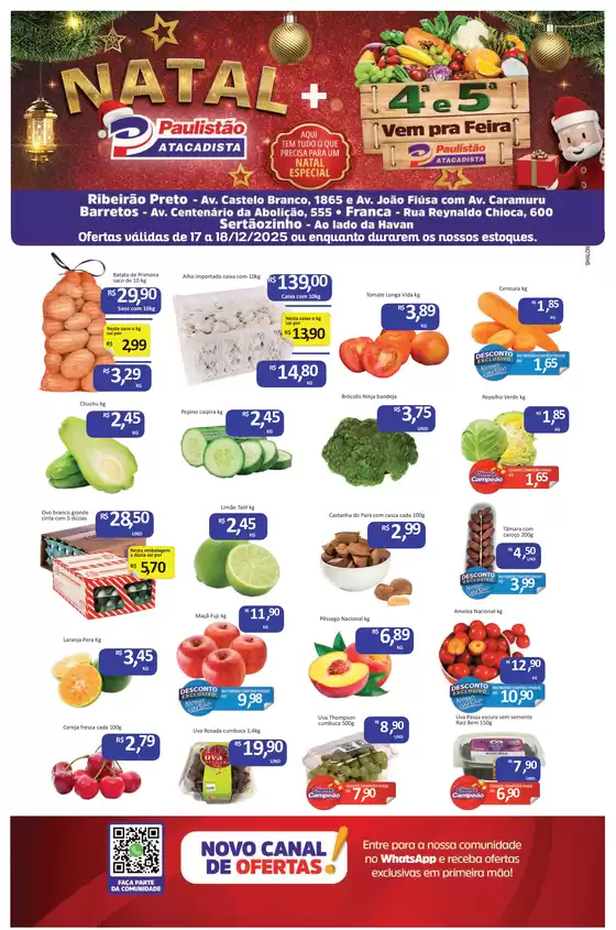 Catálogo Paulistão Atacadista | Natal | 2025-12-18T00:00:00.000Z - 2025-12-18T00:00:00.000Z