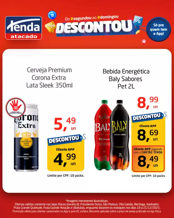 Catálogo Tenda Atacado em Fernandópolis | Descontos  | 2025-12-19T00:00:00.000Z - 2025-12-21T00:00:00.000Z