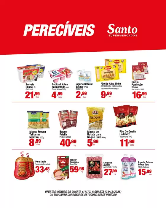 Catálogo Santo Supermercados em Abadia dos Dourados | Ótima oferta para todos os clientes | 2025-12-17T00:00:00.000Z - 2025-12-24T00:00:00.000Z