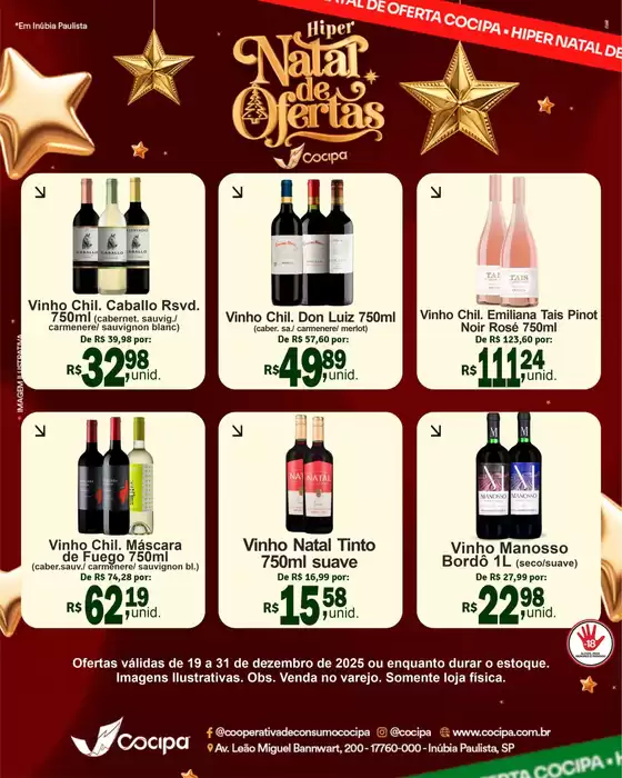 Catálogo Cocipa em Guarulhos | Ofertas especiais atraentes para todos | 2025-12-19T00:00:00.000Z - 2025-12-31T00:00:00.000Z