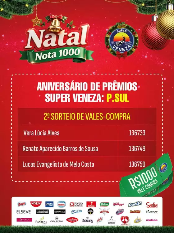 Catálogo Super Veneza em Franco da Rocha | Grandes descontos em produtos selecionados | 2025-12-19T00:00:00.000Z - 2025-12-21T00:00:00.000Z