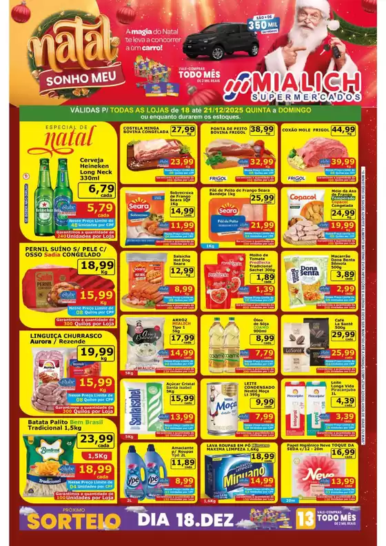 Catálogo Mialich Supermercados em São Paulo | Encarte Mialich Supermercados | 2025-12-18T00:00:00.000Z - 2025-12-21T00:00:00.000Z