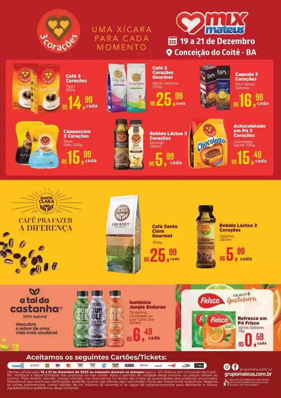 Catálogo Supermercados Mateus | 3 corações | 2025-12-19T00:00:00.000Z - 2025-12-21T00:00:00.000Z