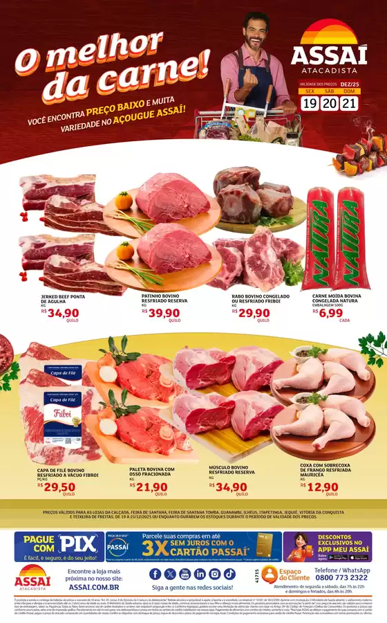 Catálogo Assaí Atacadista em Salvador | Ofertas exclusivas e pechinchas | 2025-12-19T00:00:00.000Z - 2025-12-21T00:00:00.000Z