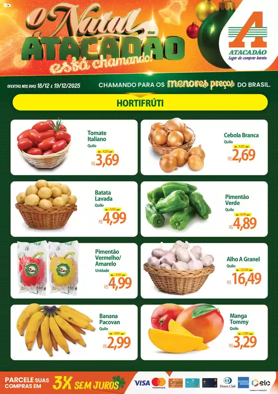 Catálogo Atacadão em Rio Negro | Atacadão - Hortifrúti | 2025-12-19T00:00:00.000Z - 2025-12-19T00:00:00.000Z
