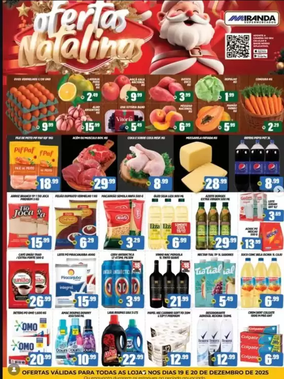 Catálogo Miranda Supermercados em São João de Meriti | Ofertas Natalinas | 2025-12-19T00:00:00.000Z - 2025-12-20T00:00:00.000Z