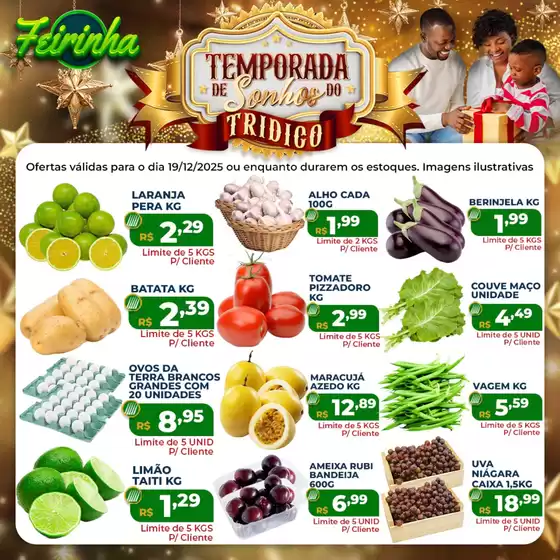 Catálogo Supermercados Tridico em Varginha | Feirinha  | 2025-12-19T00:00:00.000Z - 2025-12-19T00:00:00.000Z
