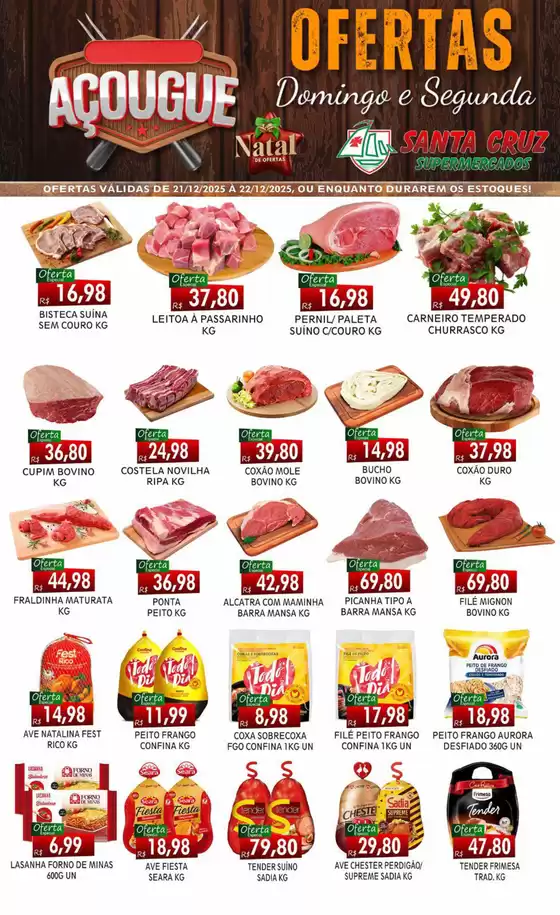 Catálogo Santa Cruz Supermercados em Goiânia | Ofertas Domingo e Segunda | 2025-12-22T00:00:00.000Z - 2025-12-22T00:00:00.000Z