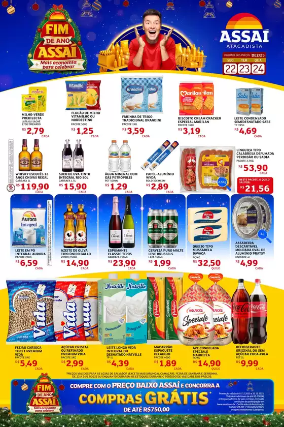Catálogo Assaí Atacadista em Bragança Paulista | Ofertas especiais atraentes para todos | 2025-12-22T00:00:00.000Z - 2025-12-24T00:00:00.000Z