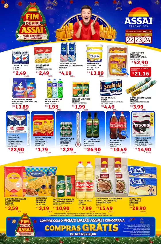 Catálogo Assaí Atacadista em Campina Grande | Nossas melhores ofertas para você | 2025-12-22T00:00:00.000Z - 2025-12-24T00:00:00.000Z