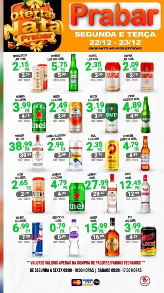 Catálogo Prabar Bebidas em São Joaquim da Barra | Oferta de Natal | 2025-12-22T00:00:00.000Z - 2025-12-23T00:00:00.000Z