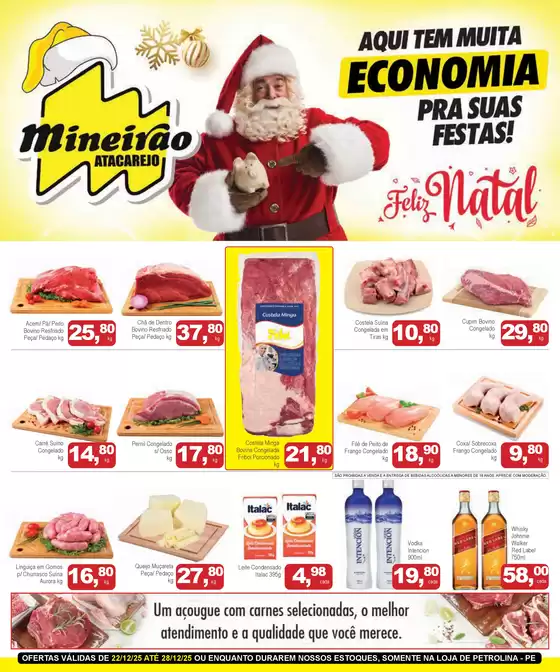 Catálogo Mineirão Atacarejo em São Joaquim da Barra | MINEIRAO ATACAREJO PETROLINA 22.12 A 28.12 | 2025-12-22T00:00:00.000Z - 2025-12-28T00:00:00.000Z