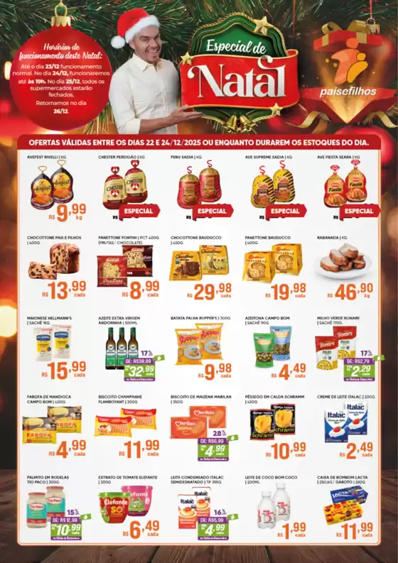 Catálogo Pais e Filhos Supermercados em Belo Jardim | Catálogo Pais e Filhos Supermercados | 2025-12-22T00:00:00.000Z - 2025-12-24T00:00:00.000Z