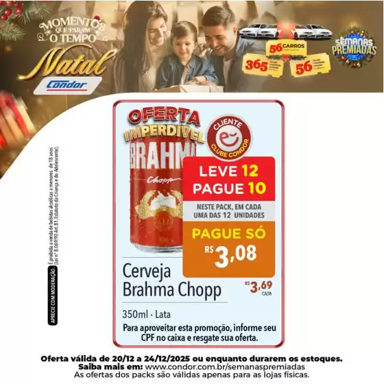 Catálogo Supermercados Condor em Recife | Ofertas e promoções atuais | 2025-12-20T00:00:00.000Z - 2025-12-24T00:00:00.000Z