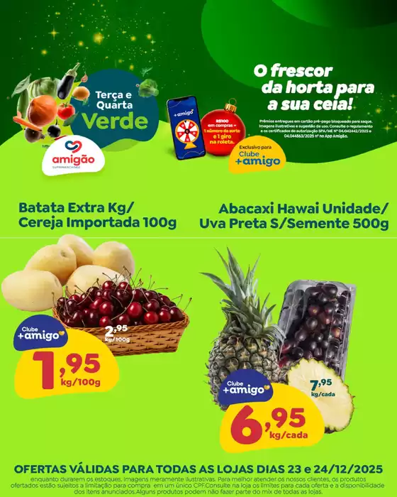 Catálogo Amigão Supermercados em Santo André | Terça E Quarta Verde | 2025-12-23T00:00:00.000Z - 2025-12-24T00:00:00.000Z
