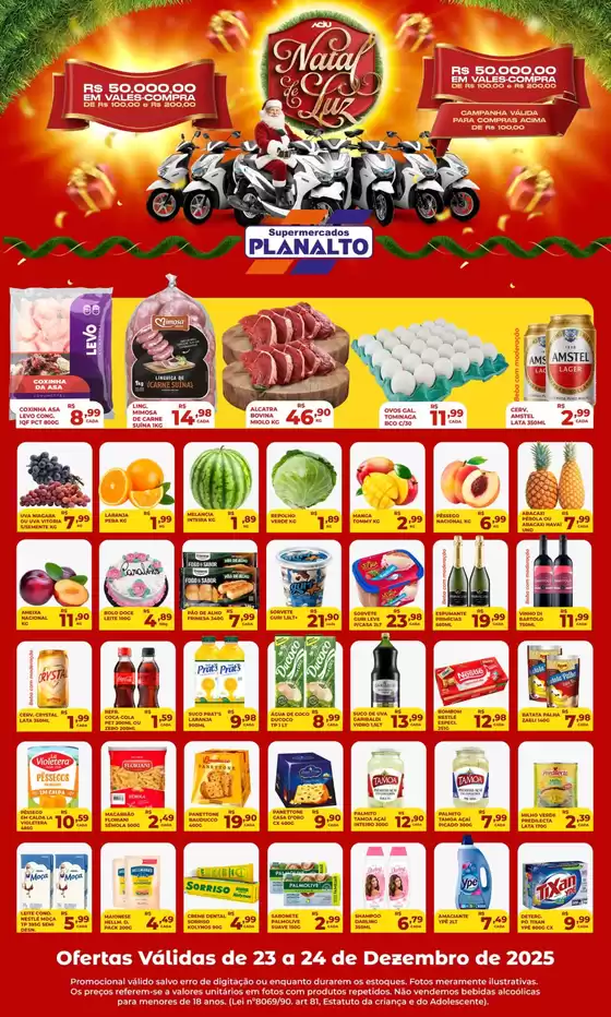 Catálogo Supermercados Planalto em São Bernardo do Campo | Natal de Luz | 2025-12-23T00:00:00.000Z - 2025-12-24T00:00:00.000Z