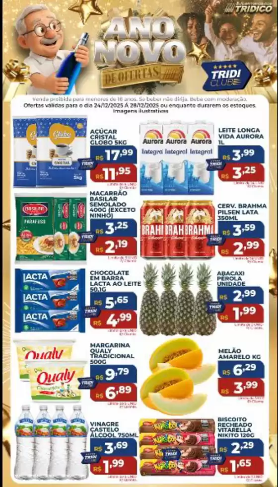 Catálogo Supermercados Tridico em Itaúna | Tridiclub | 2025-12-24T00:00:00.000Z - 2025-12-28T00:00:00.000Z