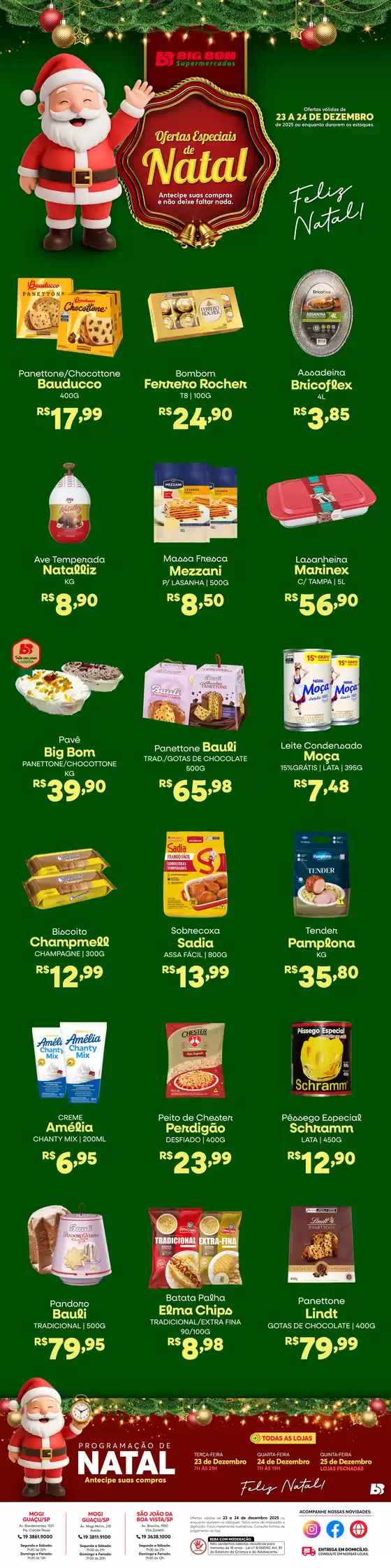 Catálogo Big Bom Supermercados | Ofertas Especiais de Natal | 2025-12-23T00:00:00.000Z - 2025-12-24T00:00:00.000Z