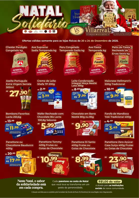 Catálogo Villarreal Supermercados em Curitiba | Economize agora com nossas ofertas | 2025-12-20T00:00:00.000Z - 2025-12-24T00:00:00.000Z
